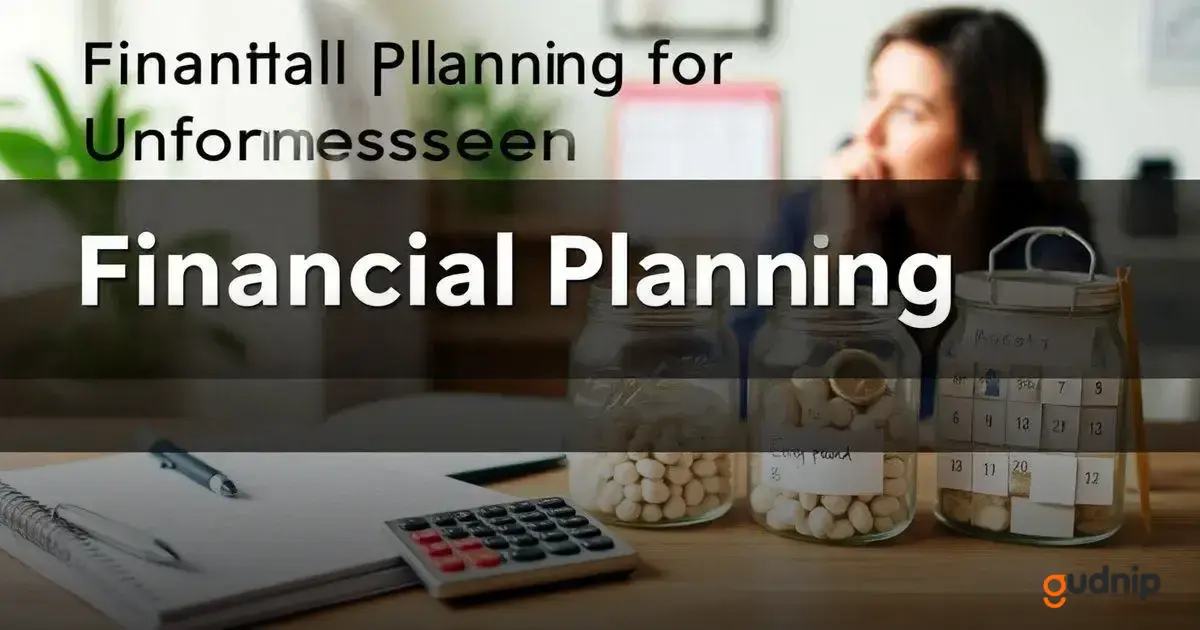 Planejamento financeiro para imprevistos